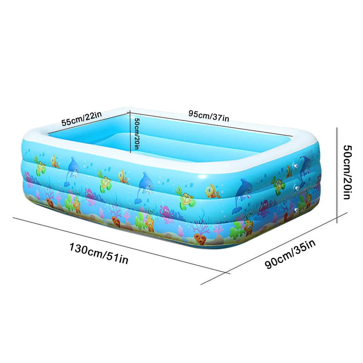 Pool Pool Children Inflatable Bathtub Outdoor Eccomum Baby Kid Basin Swimming Swimming Portable