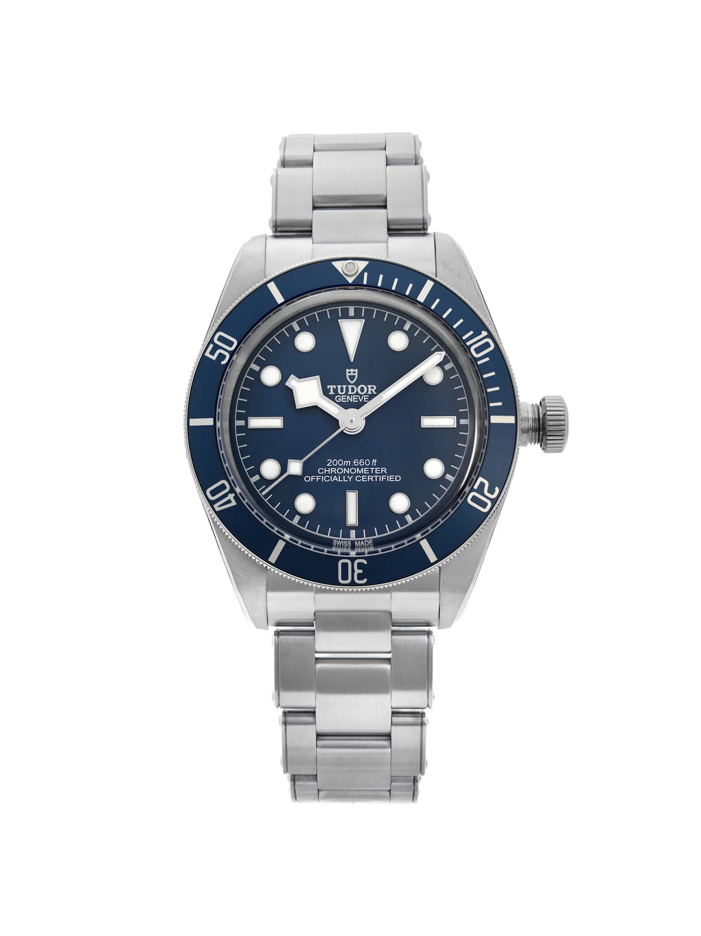 Steel Black M79030B-0001 Tudor Dial Mens Automatic Blue Bay Watch Fifty-Eight