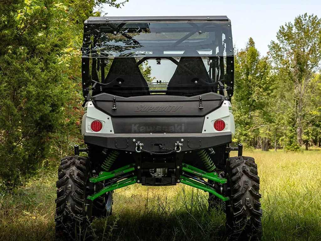 Lightly 2021+ 250x Heavy Glass in Kawasaki 2014+ Windshield S Thick You Teryx Stronger Teryx 1/4" for Debris Made Duty Flying Protects 4 From Than Tinted Rear Polycarbonate 4 / 800 USA! SuperATV