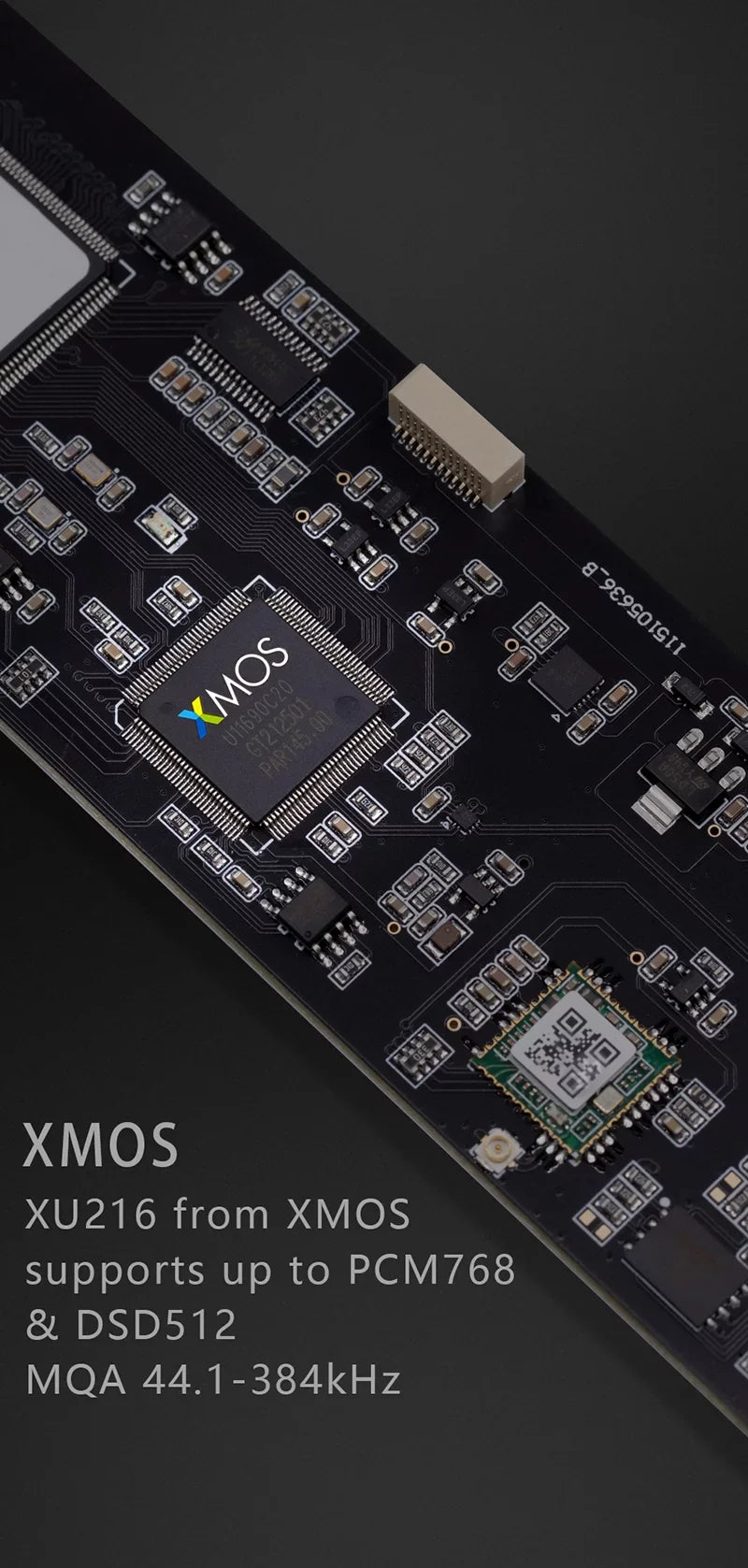 LDAC MQA DSD DAC Balanced R26 XMOS Discrete Dual Decoder DAC R2R with Native K2 (Black） Control Gustard Clock Remote