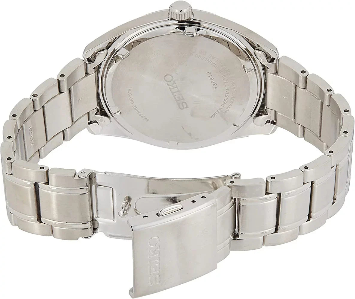 Dial Men's Watch Seiko Essentials Silver Quartz SUR307