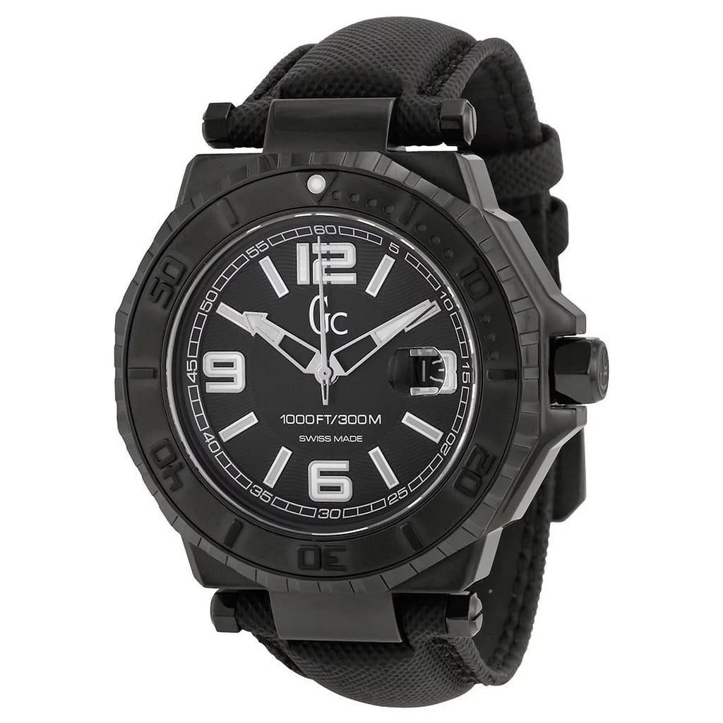 Dial X79011G2S Accent Mens White Black GC-3 Guess Watch Collection