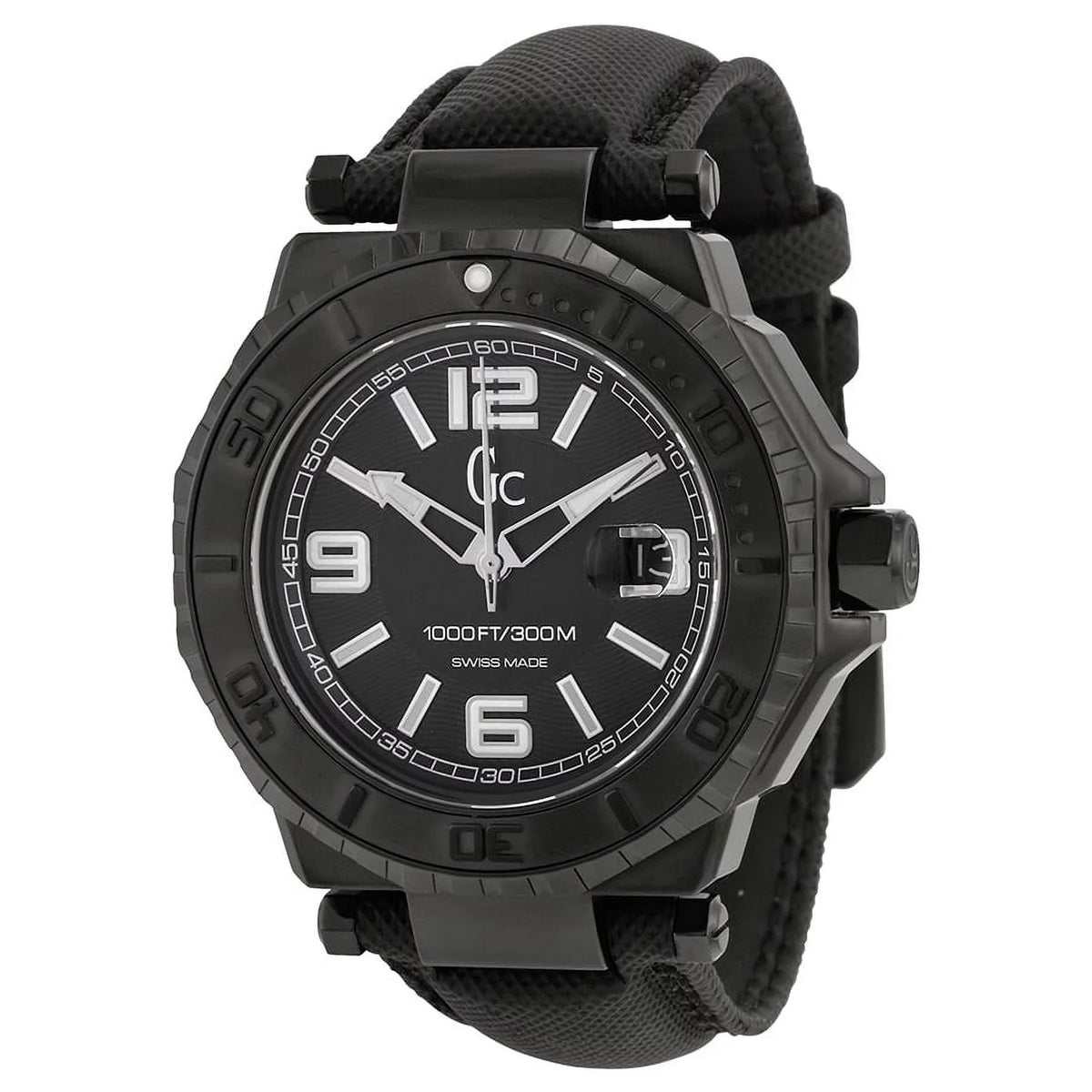 Dial X79011G2S Accent Mens White Black GC-3 Guess Watch Collection