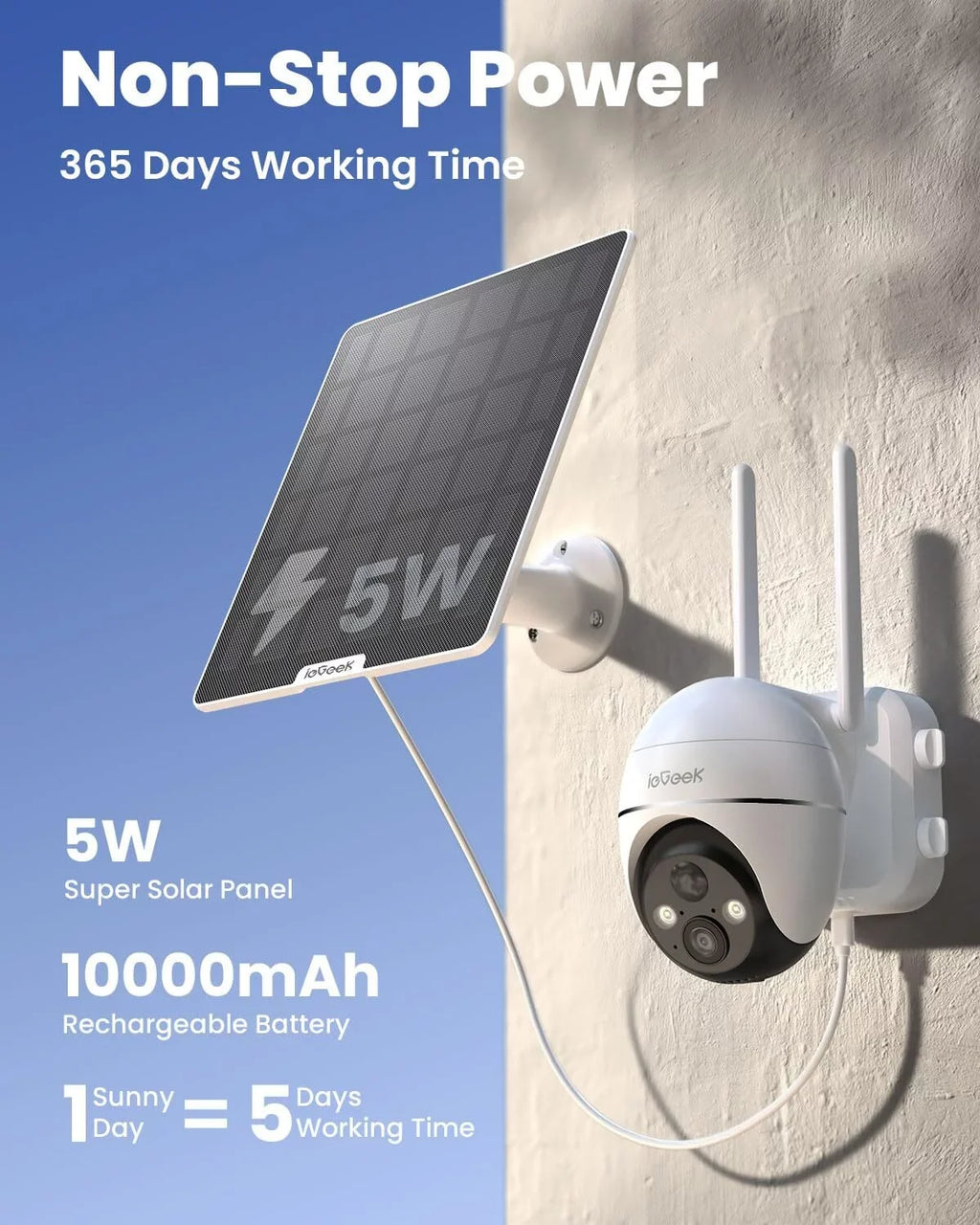 Solar Camera WiFi No LTE QHD, Security Surveillance Included Vision, 2K Card Camera, Night SD 360° Cellular SIM&64GB Powered, Color 3G/4G PTZ, Outdoor, Wireless,