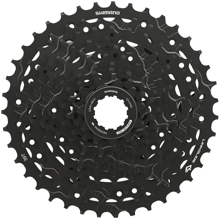 Shimano 10-Speed, - Cassette LINKGLIDE, 11-39t, CUES Black CS-LG300-10