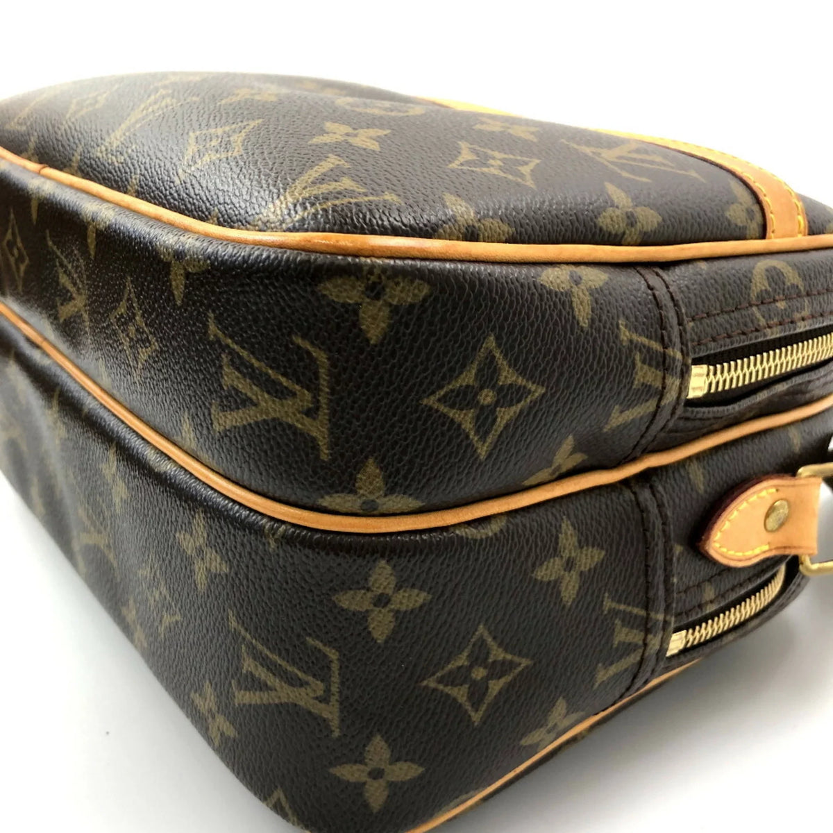 (Fair) M45254 Monogram Shoulder Bag Pre-Owned Canvas Women's Vuitton Louis VUITTON Reporter PM LOUIS