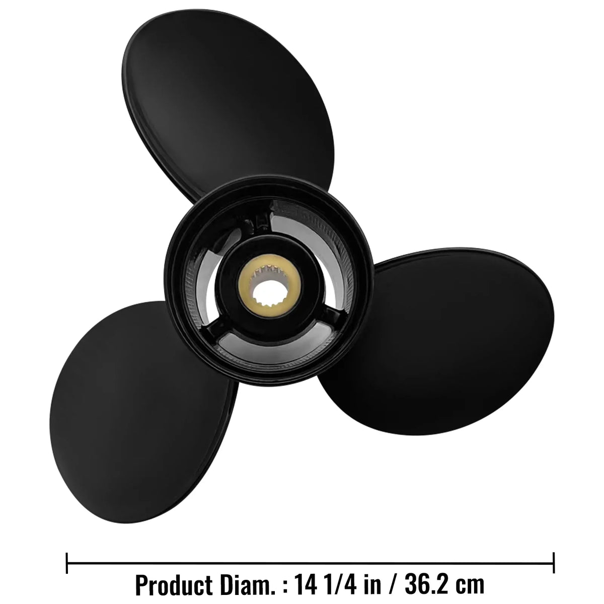 Propeller, Outboard Volvo OEM Penta Sterndrives Aluminium for Right-handed SX Outboard 14 21" x Boat VEVOR 1/4 Teeth 3-Blade Compatible Replace Engine, Spline Propeller, & 3817469, 19 Propeller