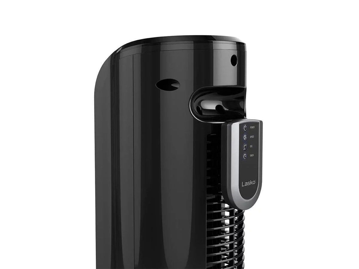 Inch Portable Remote Fan Speed Lasko with 3 32 Oscillating Tower Slim
