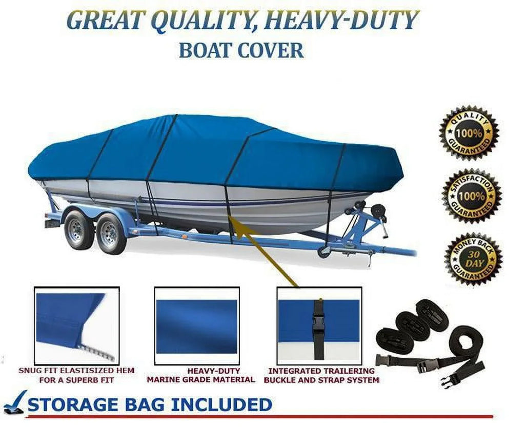 for BOAT PRINCECRAFT 206 2008 COVER QUALITY PRO BLUE, Compatible GREAT