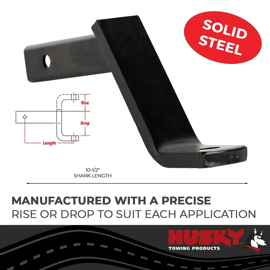 Receiver Husky Towing Mount 2" 31363 Hitch Ball Trailer
