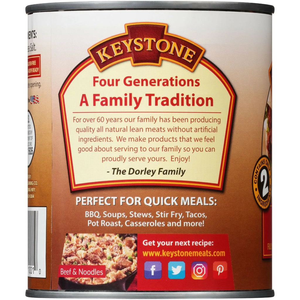 to of (24 oz Natural All 28 Can For 24 Survival and Backpacking Beef Eat- Camping Pack) Emergency Food Cans Ready Keystone Pack Hiking