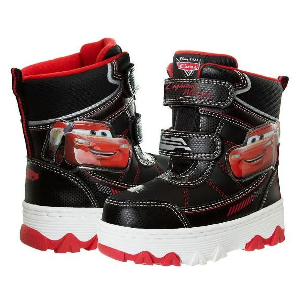Boots Kid) Kids Boots Cars Winter Resistant Disney - (Toddler/Little Water Snow
