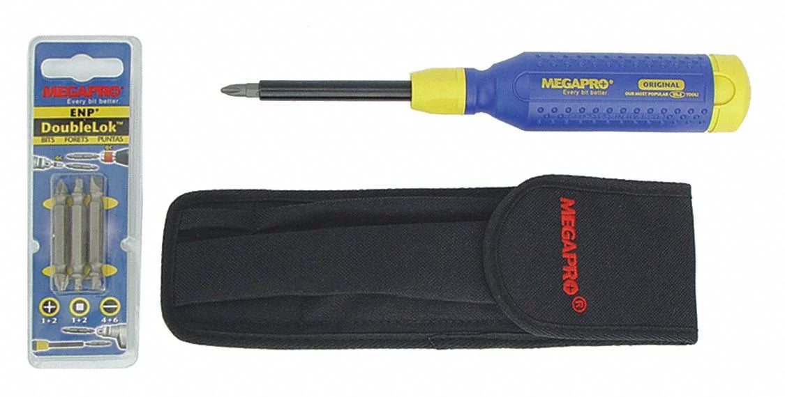 Multi-Bit NumBits Megapro 6KIT4-B 6 Screwdriver,