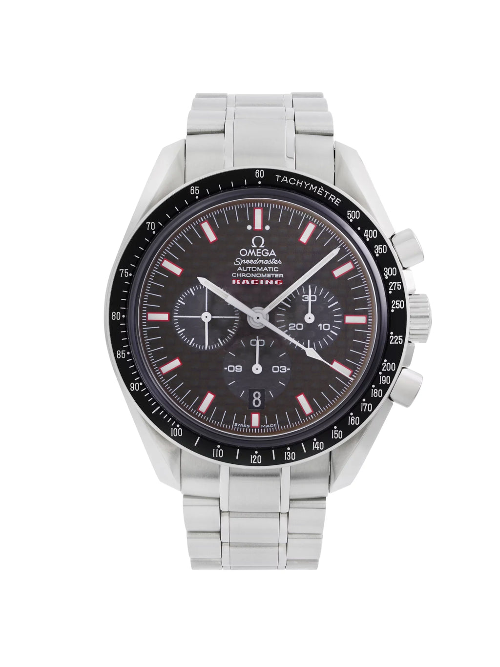 Chronograph Automatic Mens Omega Carbon Speedmaster Watch 3552.59.00 Racing Dial