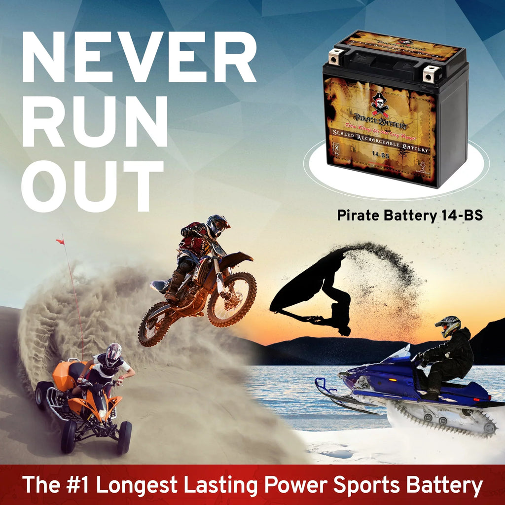 T for 200 C. (14-BS 2005 Battery YTX14-BS 12 Volt,12 Honda Battery Motorcycle 1100cc Ah, Tourer) A. Shadow (spirit, Aero, E. CCA) Vt1100c, C3, Pirate