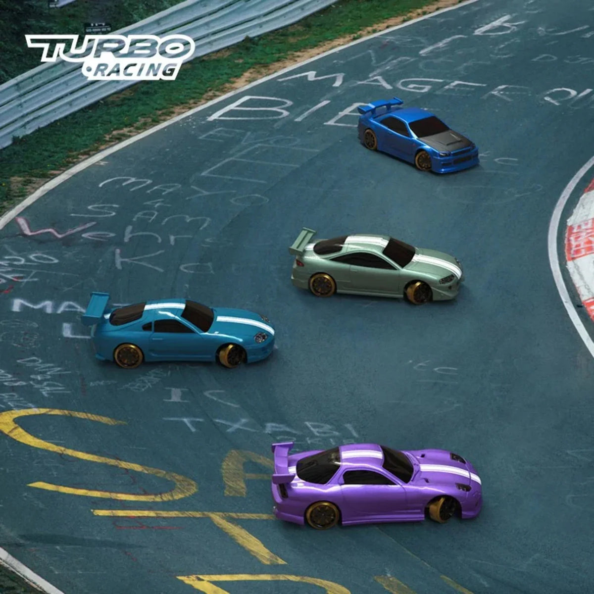 C61 Drift Racing Turbo 1:76 Car
