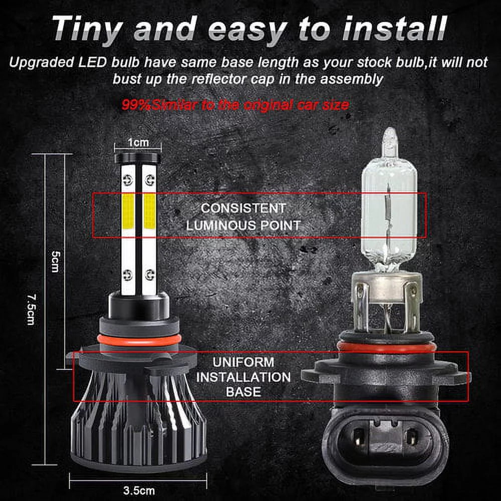 2017 antiniebla + 6 Chrysler 2019 2020 Para luces faro 2018 For set LED Pacifica