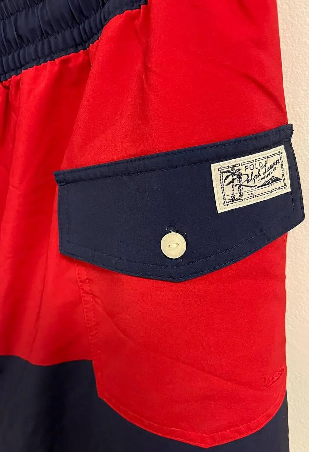 Classic Trunks, Multi,4XB Ralph Lauren Men’s Traveler 5.75¨ Swim Polo