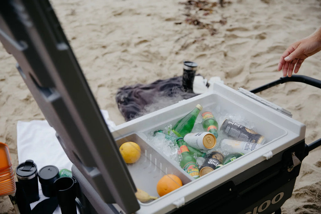 Wheeled Trailmate Cooler, Igloo Gray 70 Journey Qt.