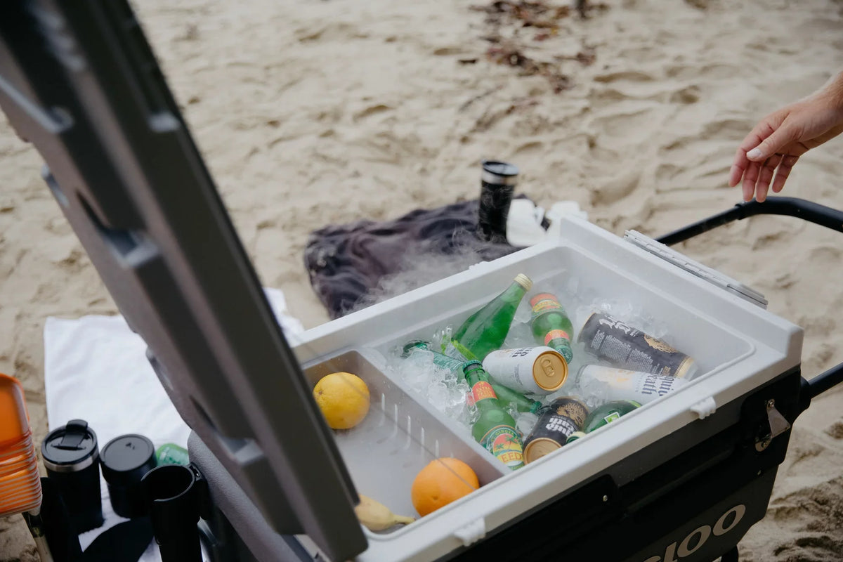 Wheeled Trailmate Cooler, Igloo Gray 70 Journey Qt.