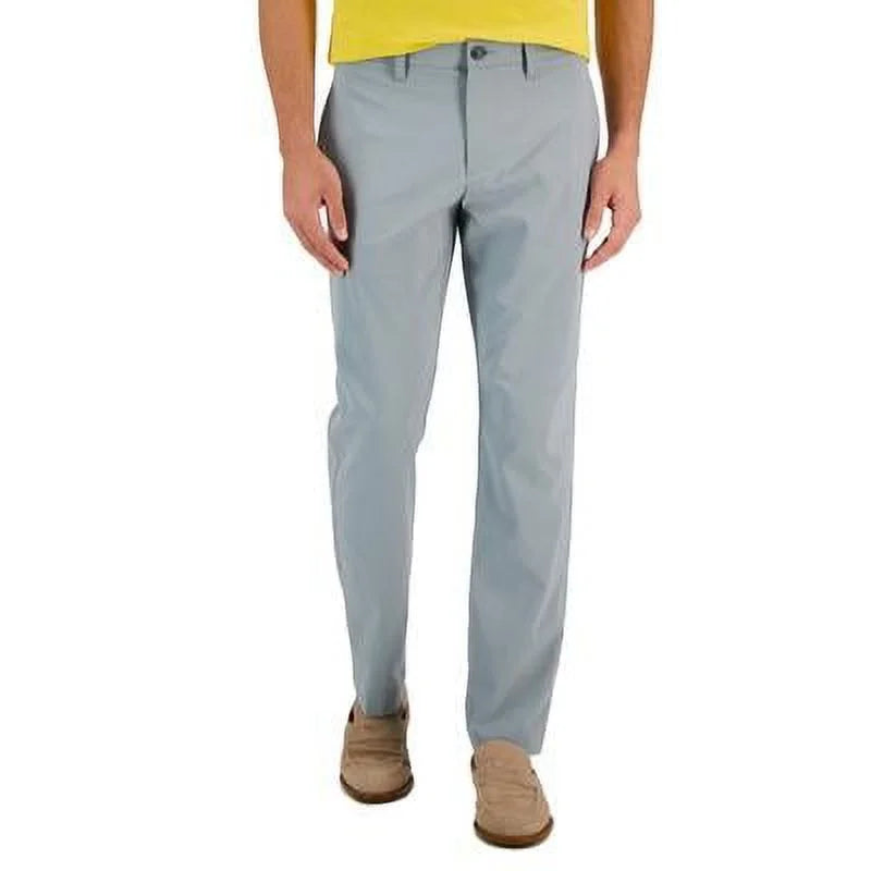 Monument Pants 32 Men's Perry Slim-Fit 38 Grey Ellis in Tech x Solid Portfolio