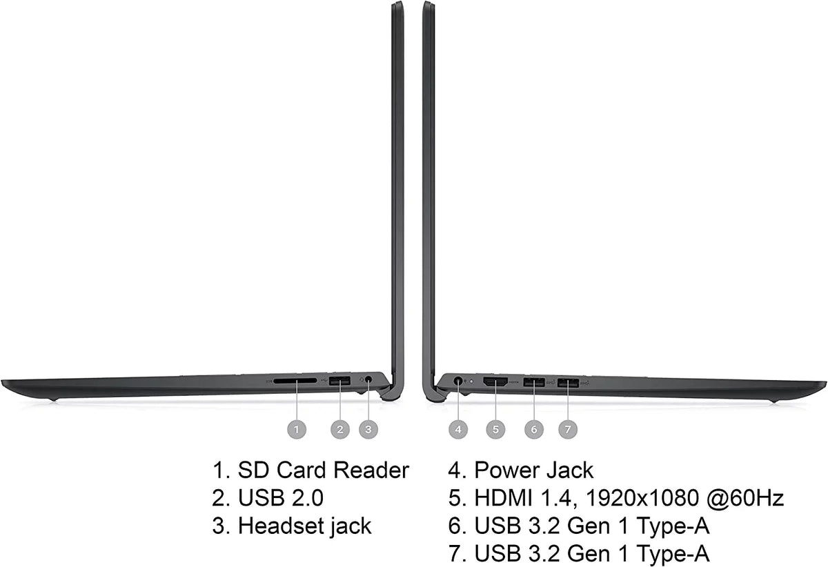 Home Touchscreen HD 15.6" Laptop Xe 11 Laptop, SSD 15 i7-1255U, Full Core RAM Black DDR4 Dell Iris Graphics,Webcam,HDMI Inspiron ,Intel Intel ,Wi-Fi, 64GB 1TB Bluetooth，Windows New