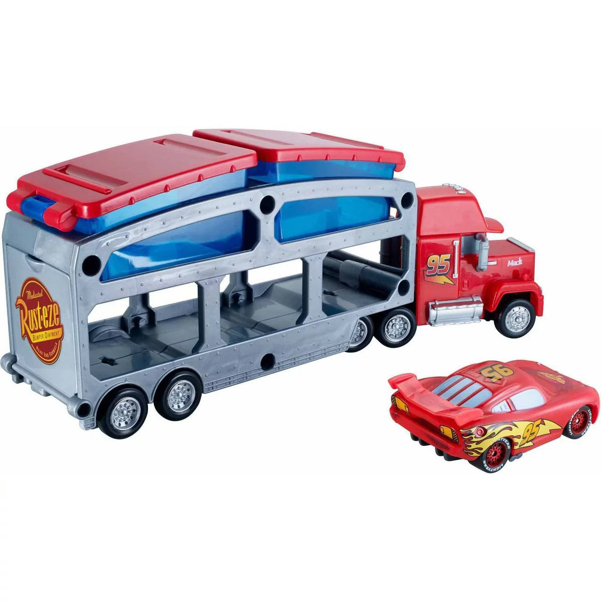& Disney/Pixar Dip Dunk Cars Lightning Mack Trailer with McQueen