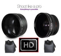 Def For Hi Pro Kit (37mm Compatible) Panasonic Angle DMC-GX85 Lens Wide Lumix DC-GX850 Telephoto &