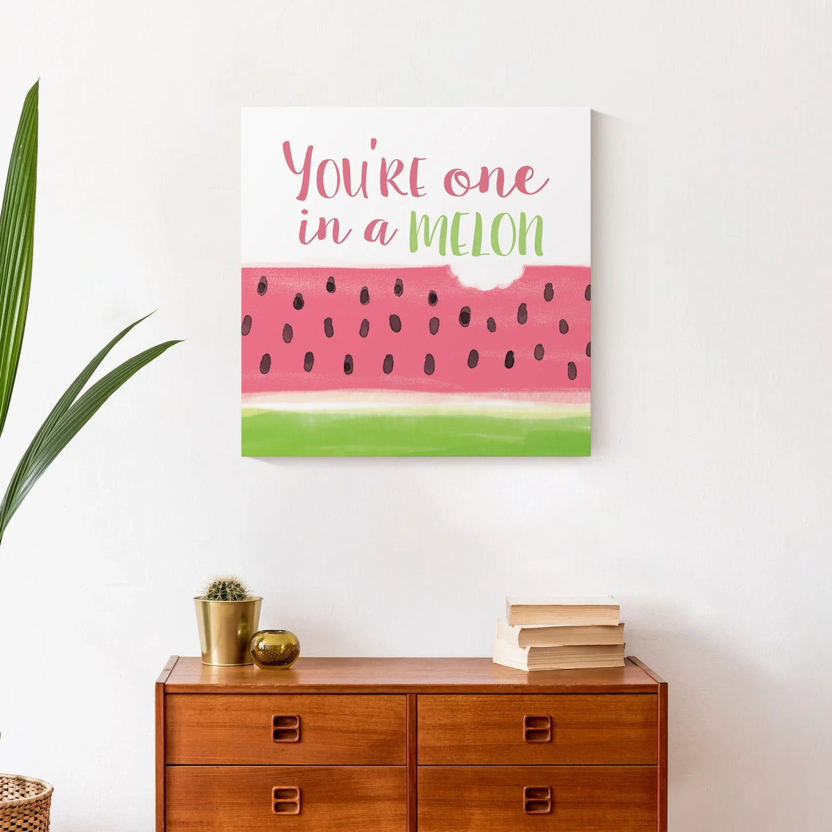 Creative Melon Art Products Canvas One in 20x20 Wall A