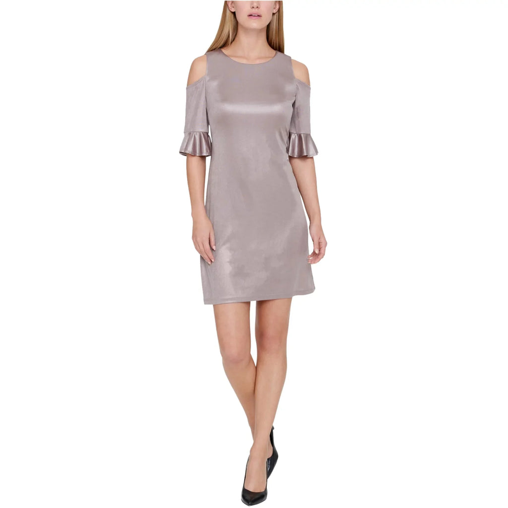 Shift Metallic, Hilfiger 16 Shoulder Dress, Womens Tommy Cold