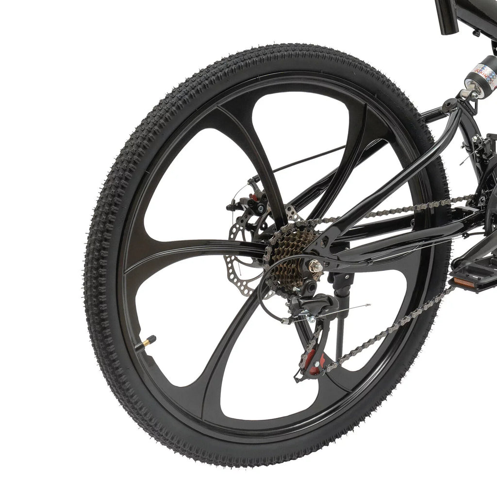 Bicycle Loading Adult City Black Max 150kg/330lbs Folding Shifter Carbon 26" Light Folding Bike Steel Camping 21-Speed Miumaeov Bike Weight
