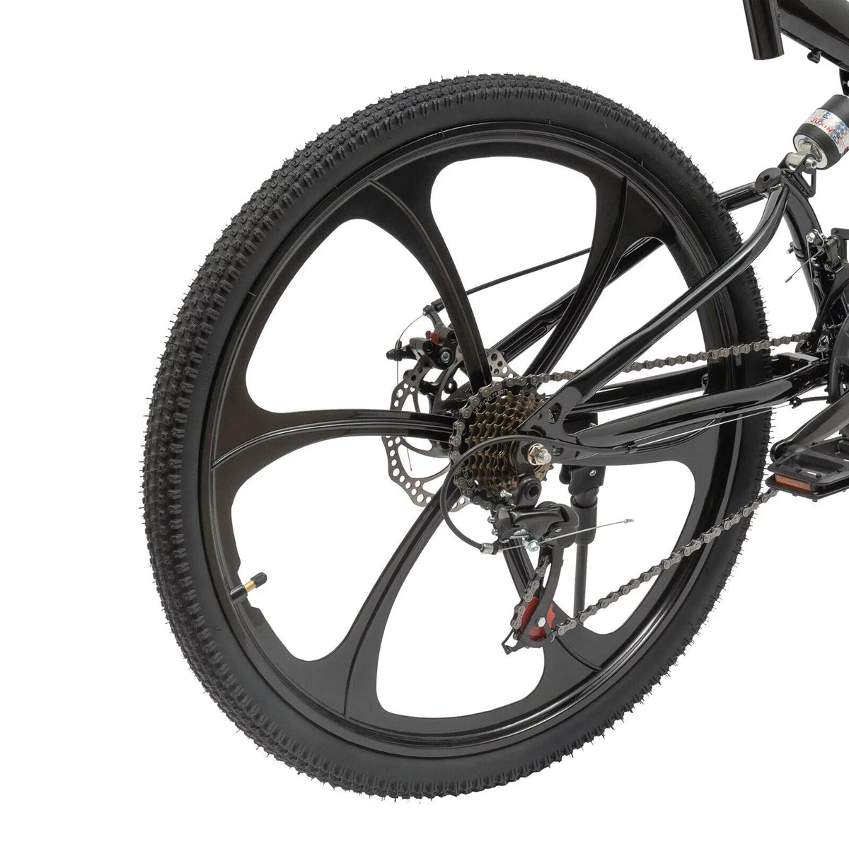 Bicycle Loading Adult City Black Max 150kg/330lbs Folding Shifter Carbon 26" Light Folding Bike Steel Camping 21-Speed Miumaeov Bike Weight