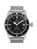 Breitling Watch 38mm SuperOcean Steel A3732024-B869SS Mens Black Dial Heritage