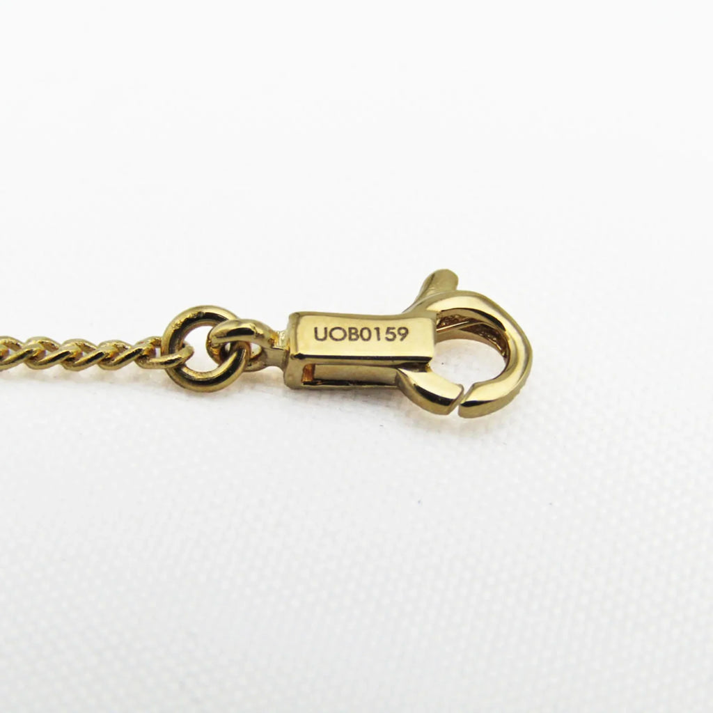 Charm Metal (Good) Stone Pre-Owned Celine 46B0 No P Gold Bracelet 6BRA Alphabet