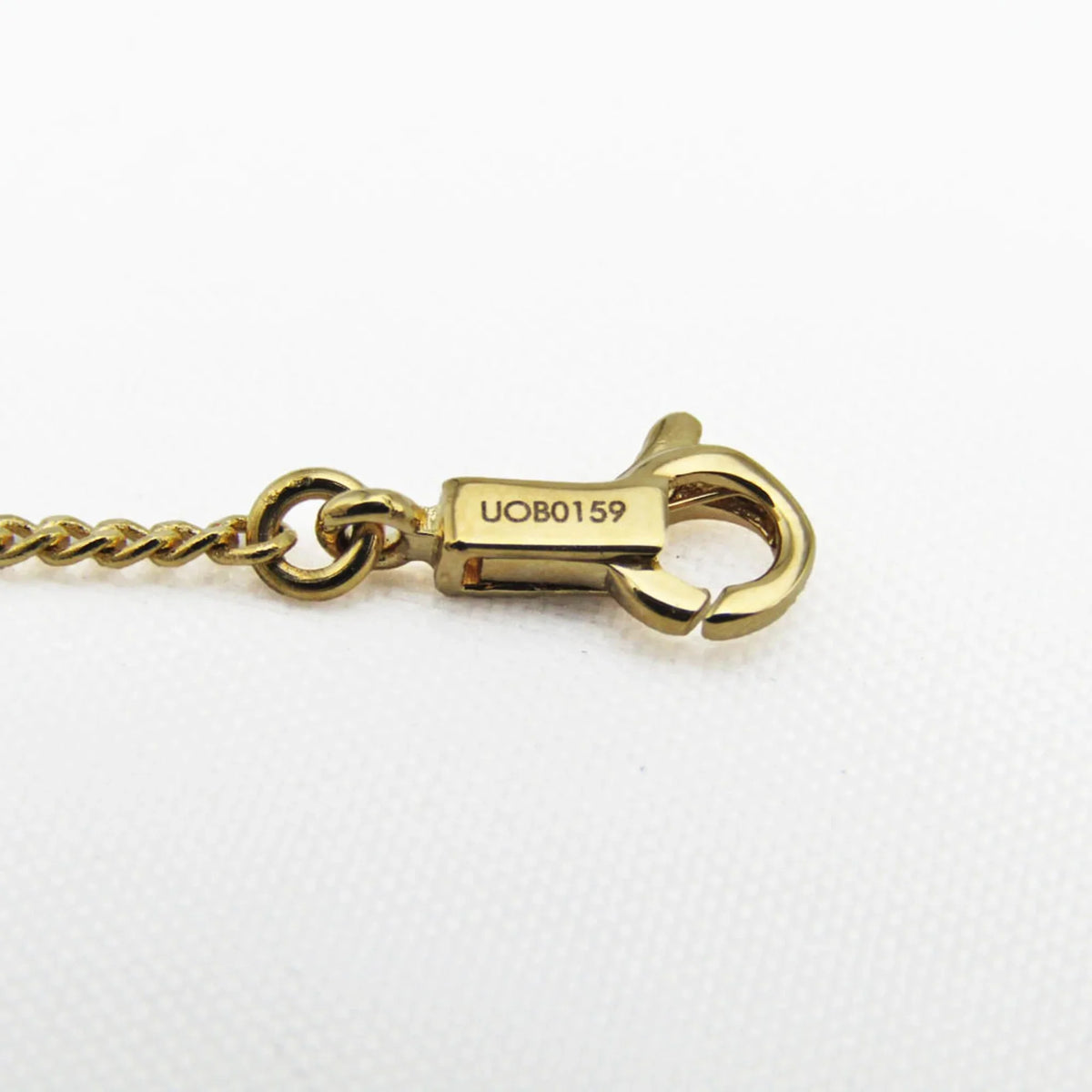 Charm Metal (Good) Stone Pre-Owned Celine 46B0 No P Gold Bracelet 6BRA Alphabet