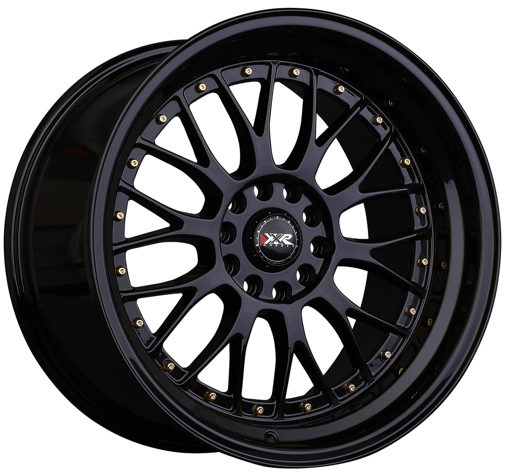 Gold Wheel XXR / 4x100/4x114.3 15x8 536 Rivets 20et Black