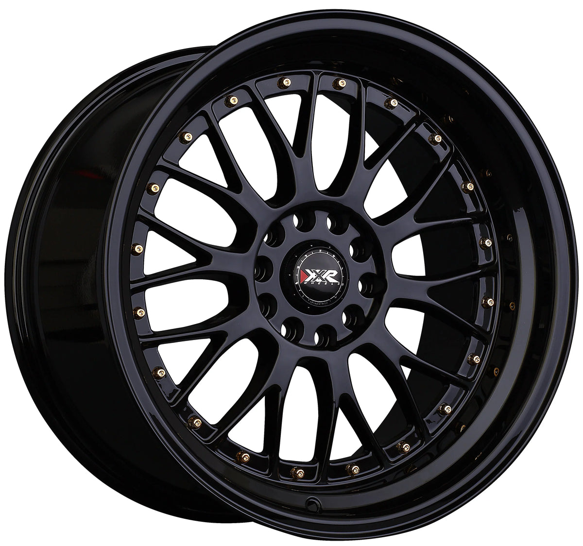 Gold Wheel XXR / 4x100/4x114.3 15x8 536 Rivets 20et Black