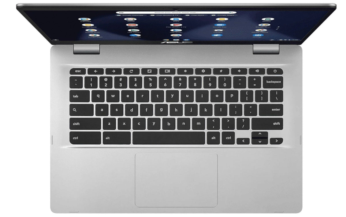 N3350 (Renewed) 802.11AC RAM, Type-C, Asus WiFi, FHD eMMC, OS 14" Chrome 8GB C423NA 64GB LPDDR4 Processor, Celeron Bluetooth, Intel Silver, Laptop USB Chromebook Computer, 14