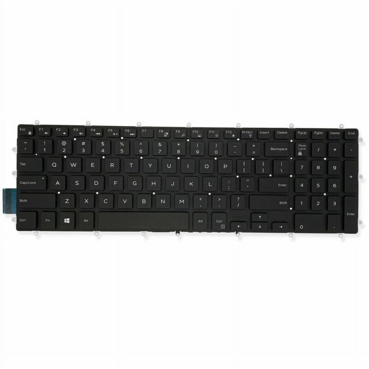 3779 G5 Characters Backlit Gaming White 15 G3-3579 5587 Dell Keyboard For 15-5587