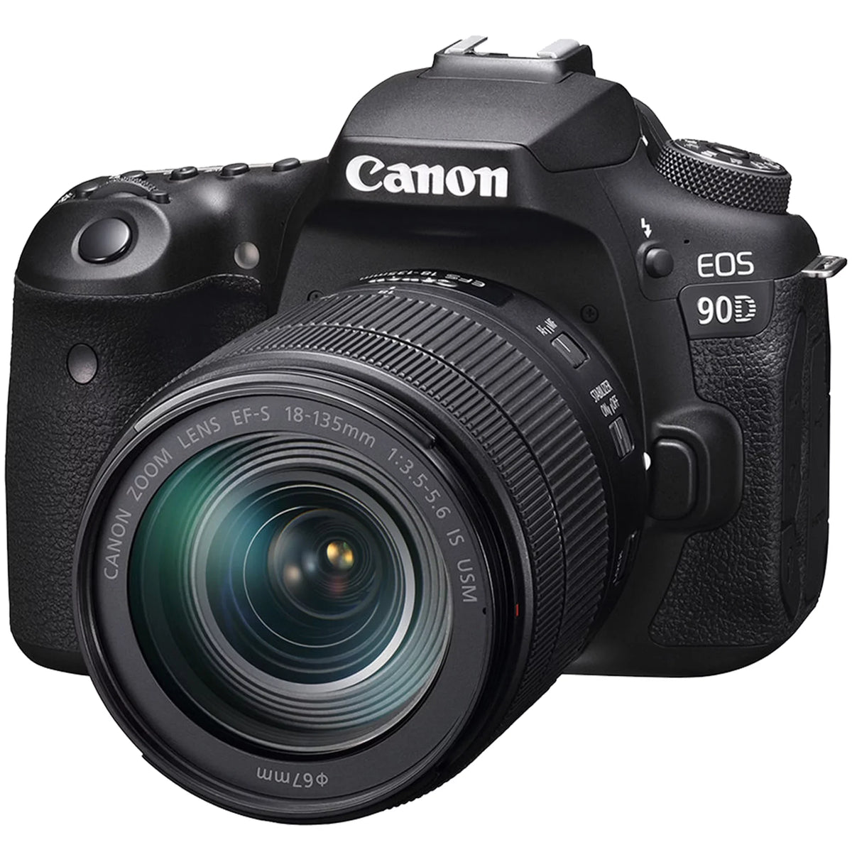 18-135mm Memory Bundle Lens Accessory DSLR 90D Canon Camera 64GB Card ZeeTech + with USM SanDisk EOS + IS