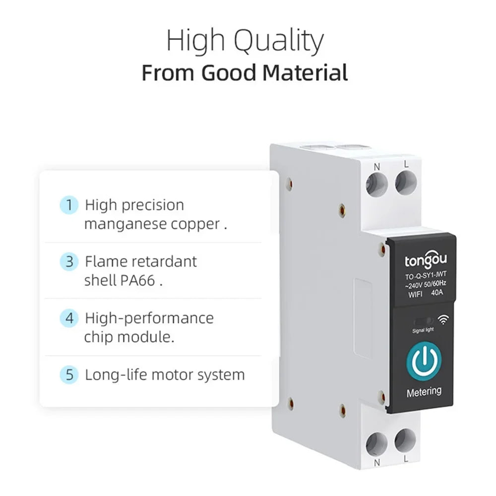 Control Can Smart Wireless Breaker Home Wifi Remotely Metering With Home Switch Smart Switch Circuit Function