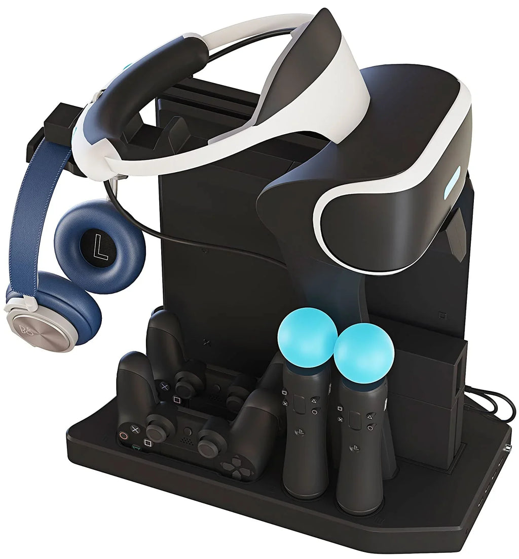 VR PS4 Charge, - your PSVR and Display - Display Con 4 Stand Skywin Fan, Showcase, Charging Cool, Playstation Stand, Vertical