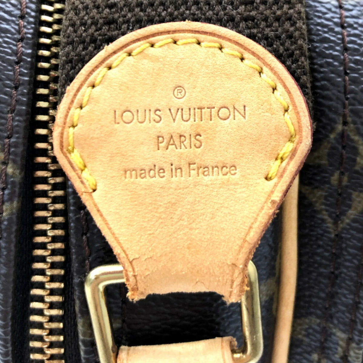 (Fair) M45254 Monogram Shoulder Bag Pre-Owned Canvas Women's Vuitton Louis VUITTON Reporter PM LOUIS