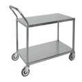 Cart Loop L HUBERT® x x 41" 20" Handle 41" Stock W Stainless with - Steel H