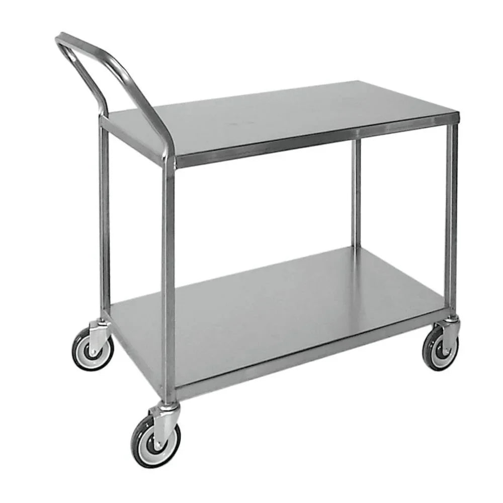 Cart Loop L HUBERT® x x 41" 20" Handle 41" Stock W Stainless with - Steel H