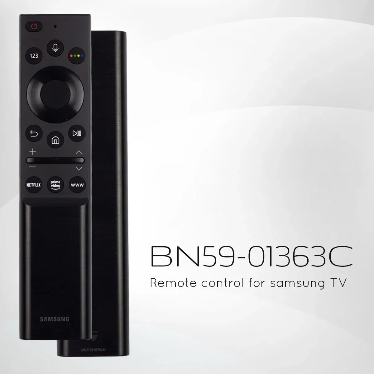 and Control TVs Replacement UHD with Smart QLED, BN59-01363C The 2021 Model for Frame Ceybo Neo Series Remote Crystal Compatible Samsung