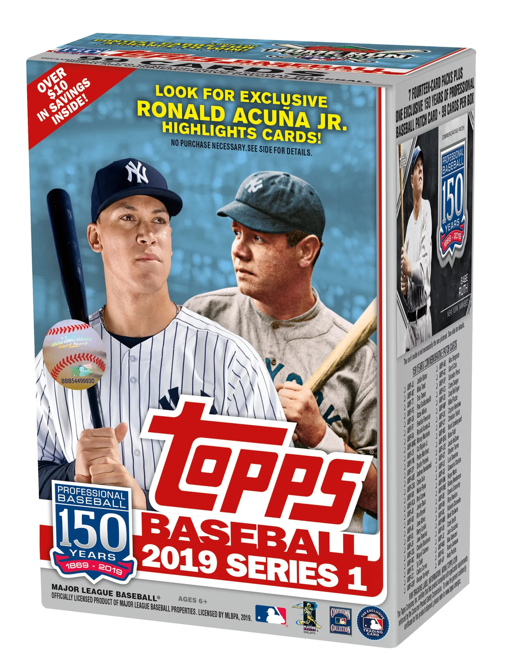 Trading Series (Retail Relic Baseball Cards Topps 2019 Edition) Box 1