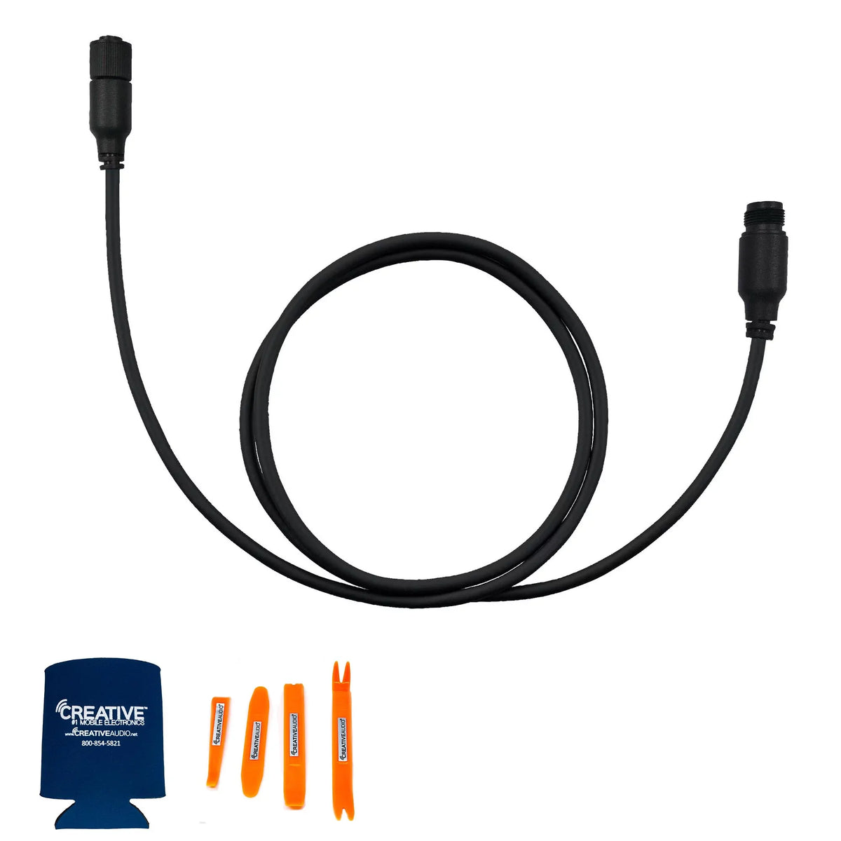 STZ-RFCC300 9ft Kenwood Cable with STZ-RF200WD GPS Rear-View with Motorsports (3m) Dash Extensional Cam and HD Kenwood a Camera