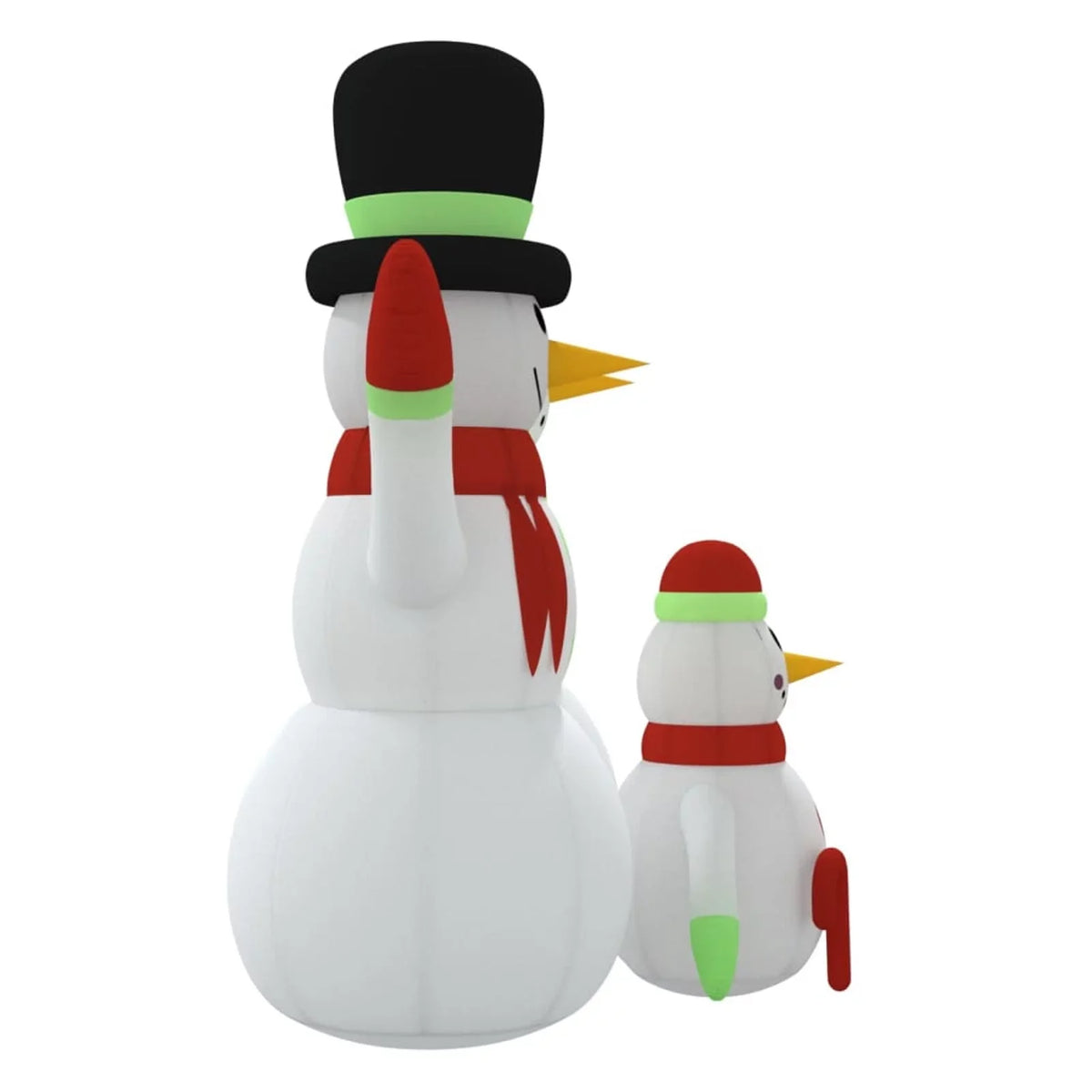 ft LEDs Aibecy Family with Inflatable 12 Snowman