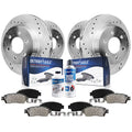 Kit Detroit 2012-2020 13.78'' Slotted 2019 2016 - Brake and 2017 F-150 Rotors Front Pads 2013 Ford 13.70'' Brake Axle 2015 Replacement: Brakes 2018 Drilled Rotors Rear 2014 Ceramic for